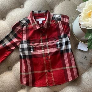Infant Boy's Button Down Shirt - Burberry
